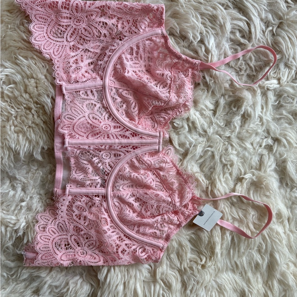 Rose Long Line Bustier - Picture 3 of 6